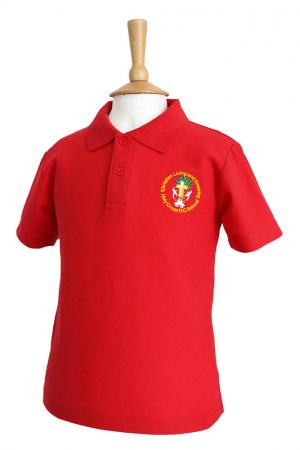 Holy Cross RC Primary Red Polo Shirt